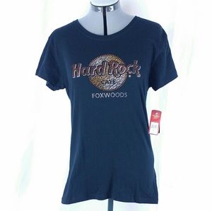 Hard Rock Cafe Foxwoods Casino T-Shirt Tee Large